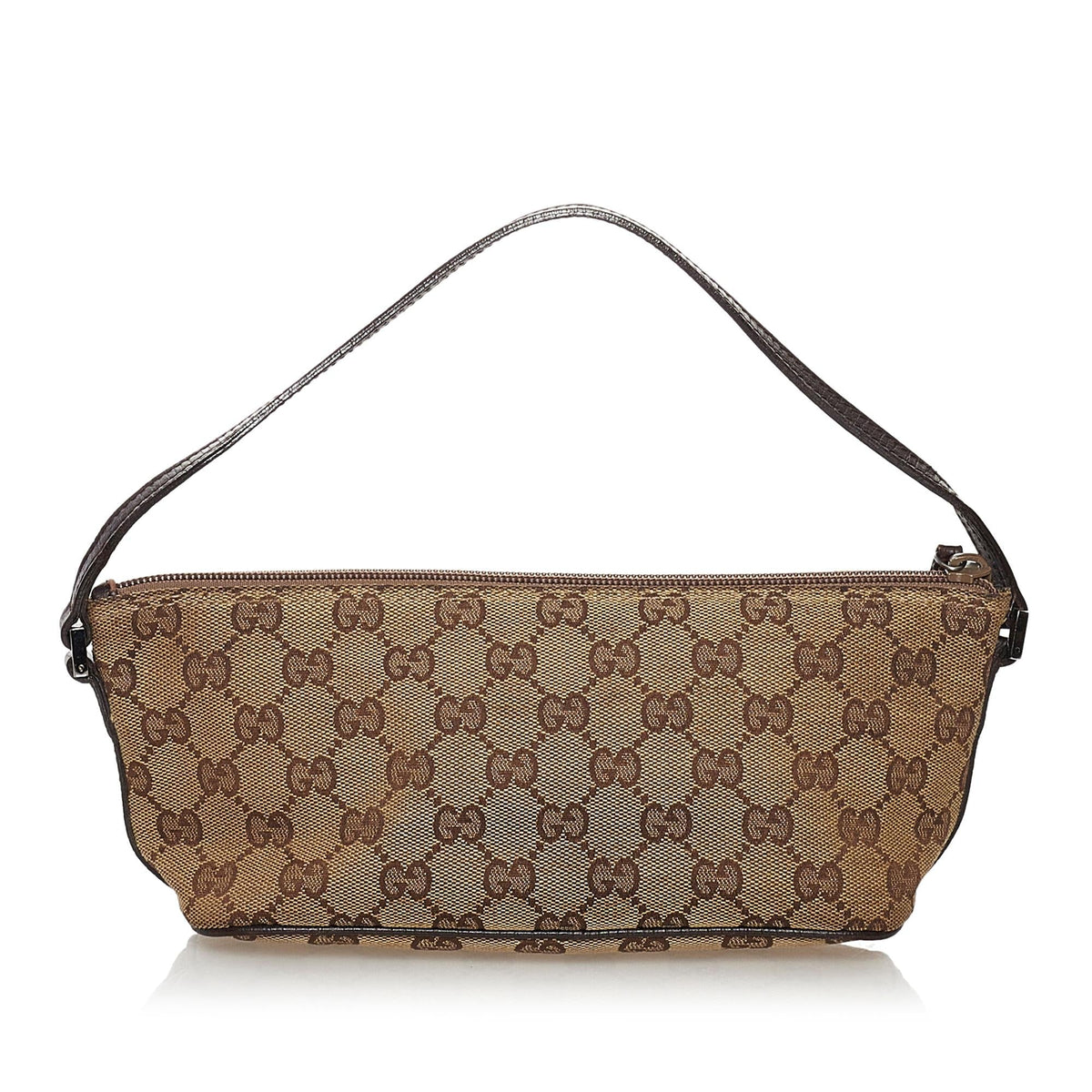 Gucci GG Canvas Boat Baguette (SHG-32204)