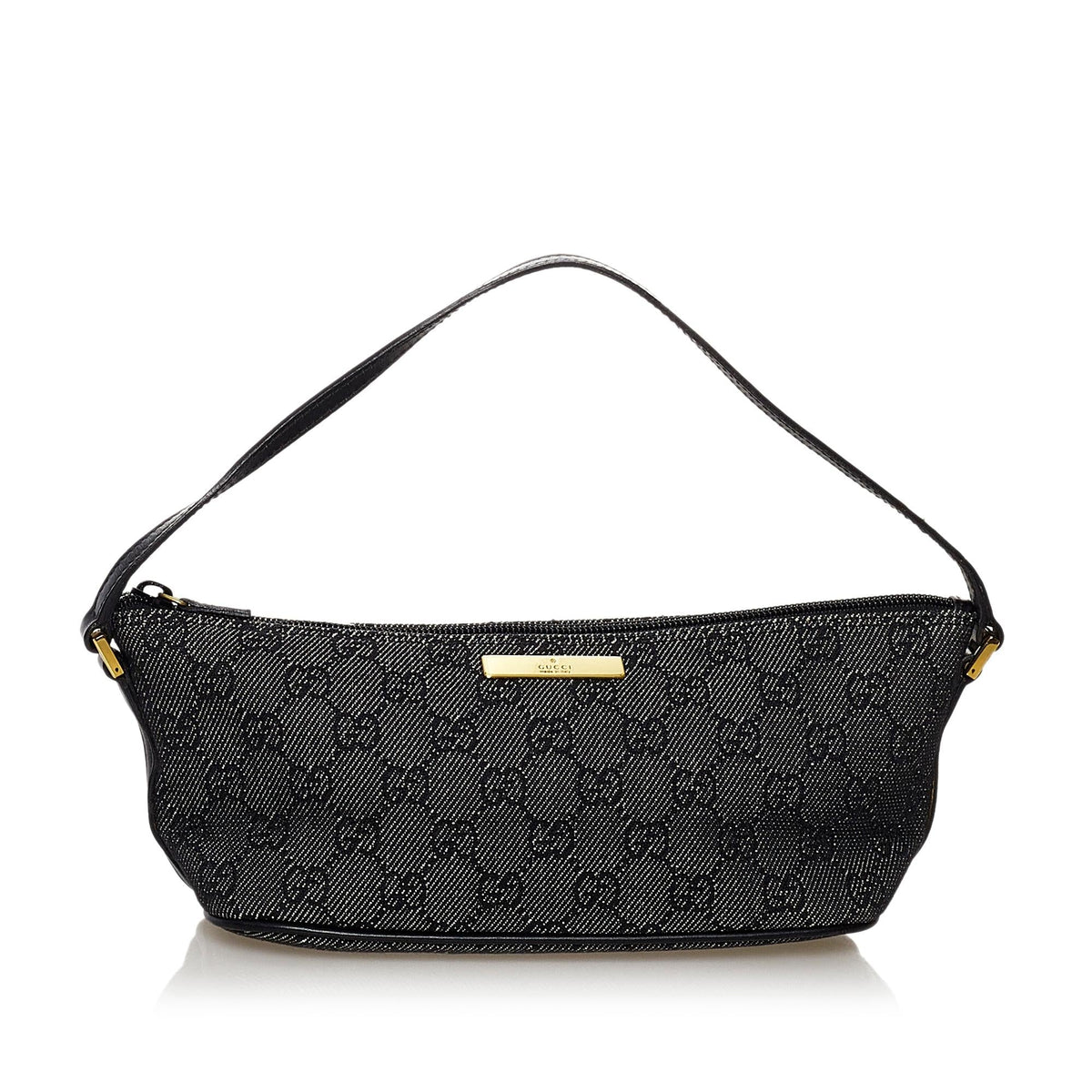 Gucci GG Canvas Boat Baguette (SHG-32251)