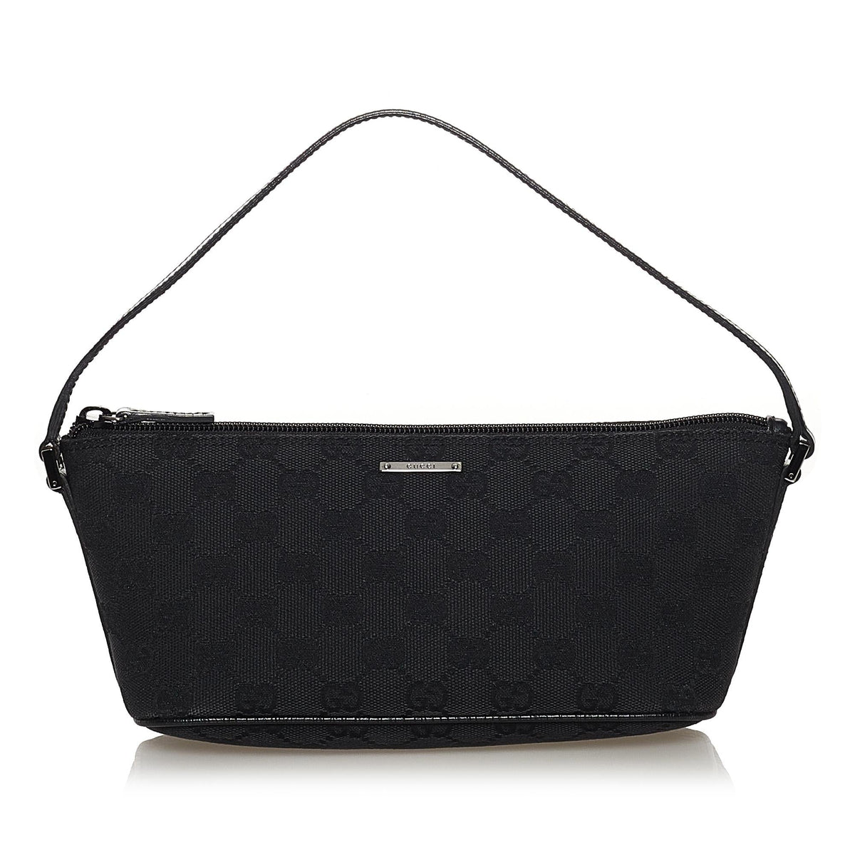 Gucci GG Canvas Boat Baguette (SHG-32281)