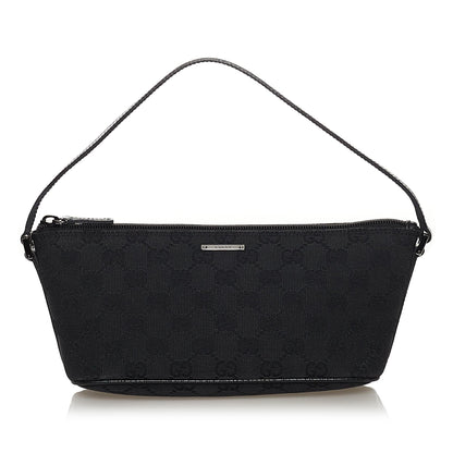 Gucci GG Canvas Boat Baguette (SHG-32281)