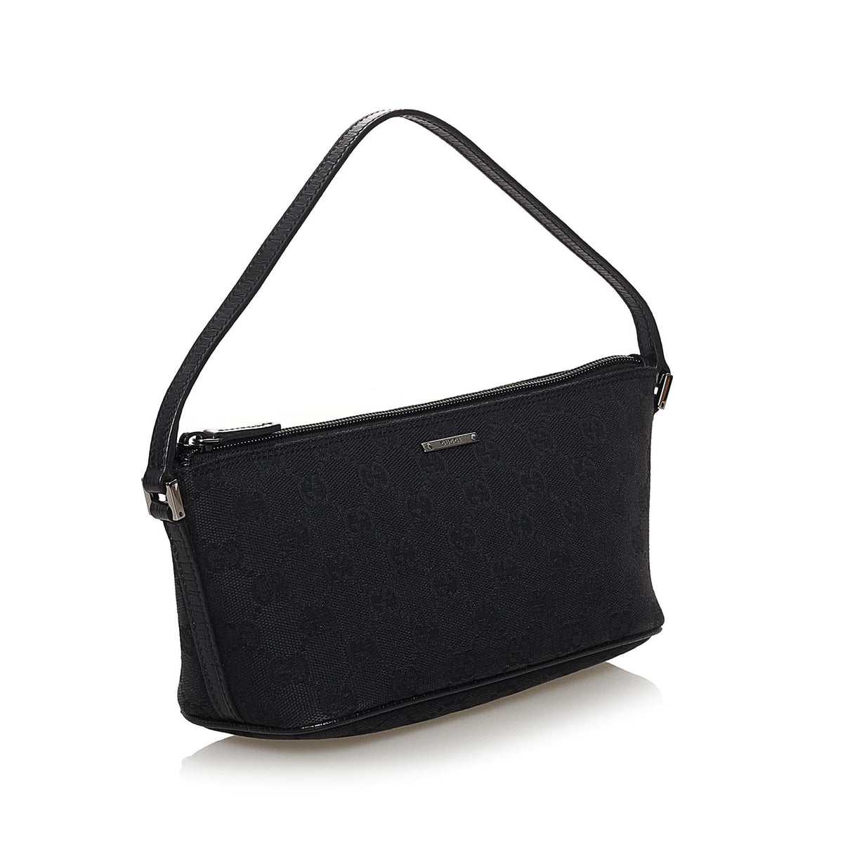 Gucci GG Canvas Boat Baguette (SHG-32281)