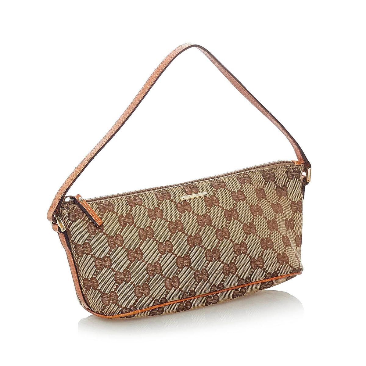 Gucci GG Canvas Boat Baguette (SHG-32386)