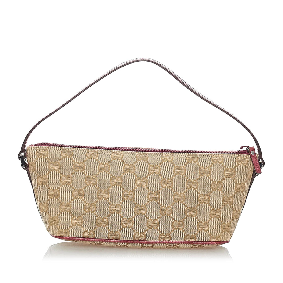 Gucci GG Canvas Boat Baguette (SHG-32391)