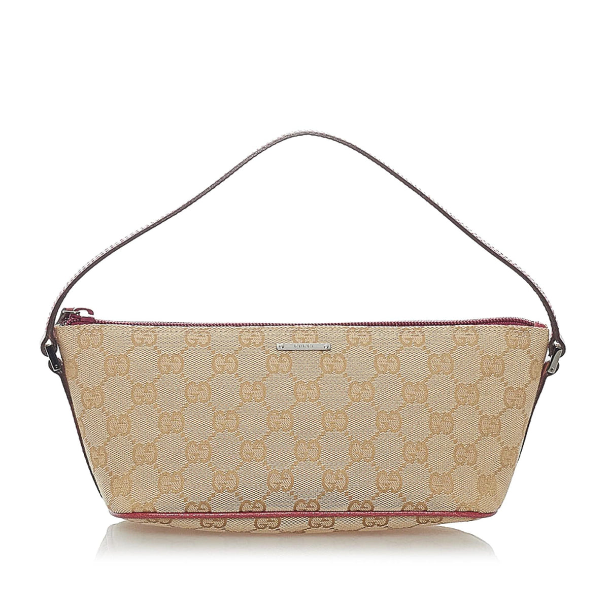 Gucci GG Canvas Boat Baguette (SHG-32391)
