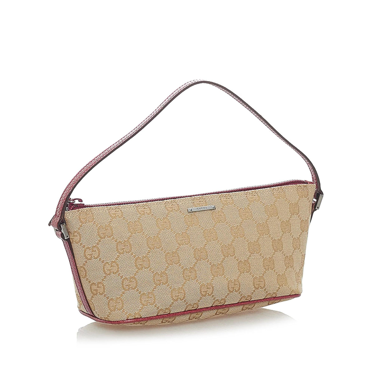 Gucci GG Canvas Boat Baguette (SHG-32391)