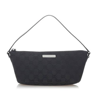 Gucci GG Canvas Boat Baguette (SHG-32409)