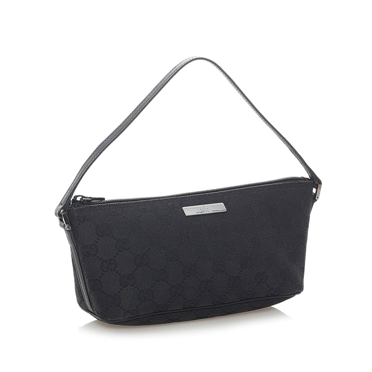 Gucci GG Canvas Boat Baguette (SHG-32409)