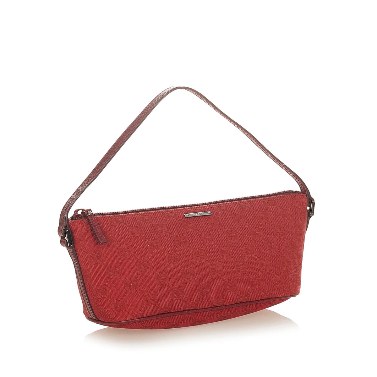Gucci GG Canvas Boat Baguette (SHG-32496)