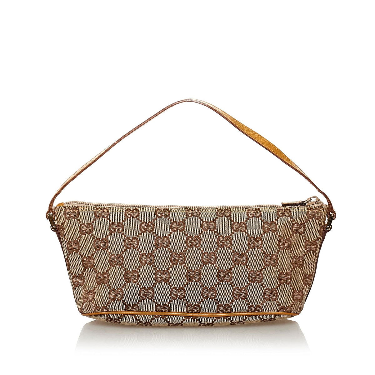Gucci GG Canvas Boat Baguette (SHG-32547)