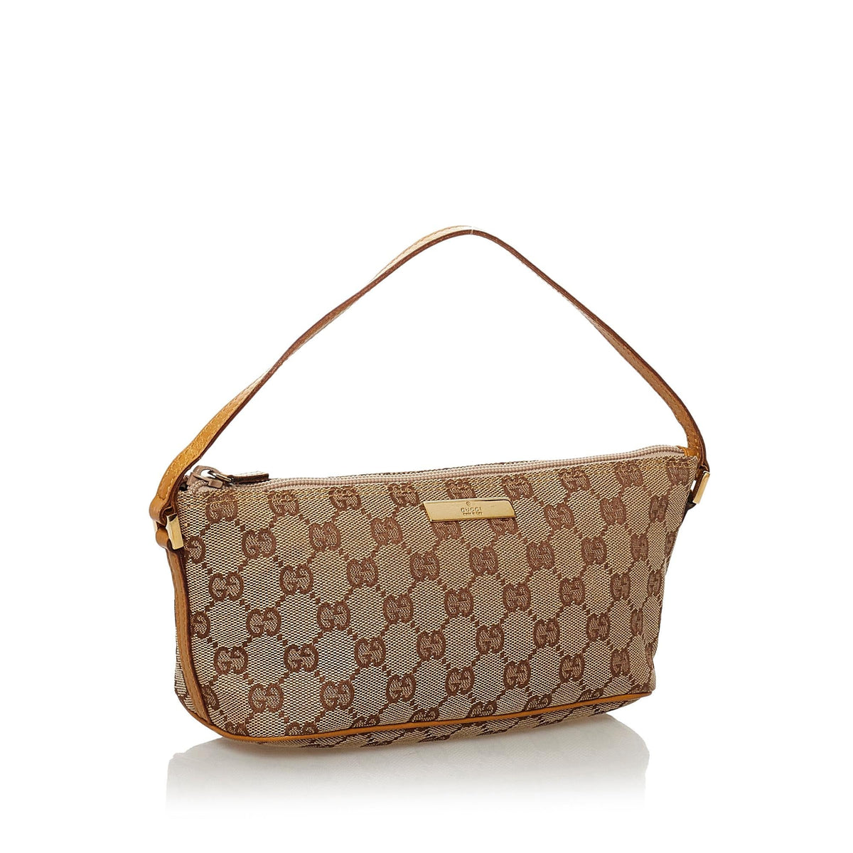 Gucci GG Canvas Boat Baguette (SHG-32547)