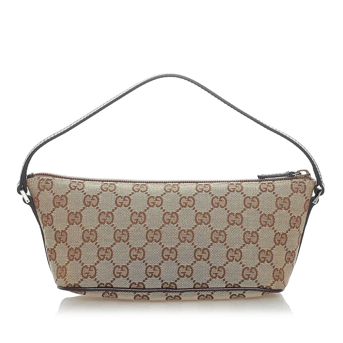 Gucci GG Canvas Boat Baguette (SHG-32689)