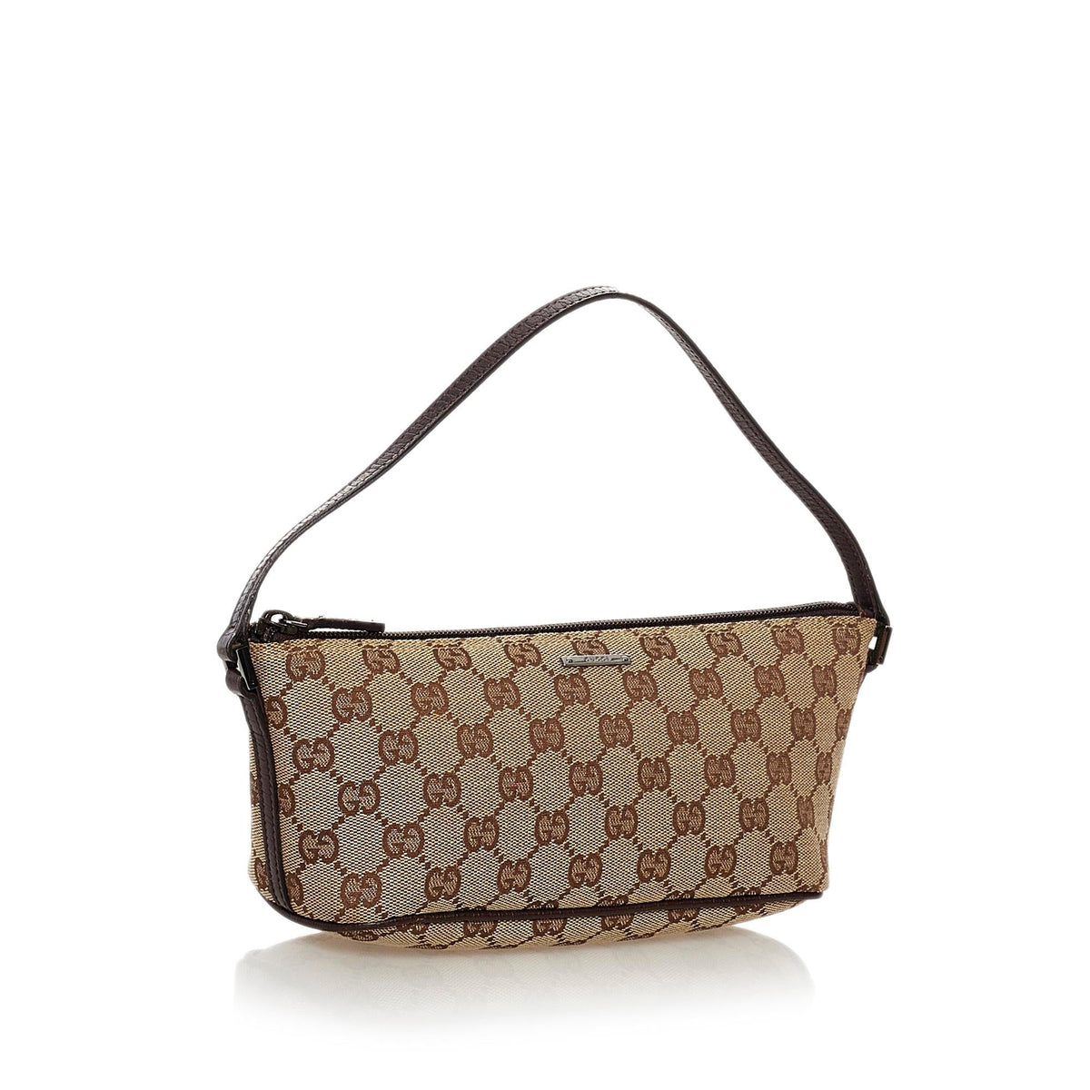 Gucci GG Canvas Boat Baguette (SHG-32757)