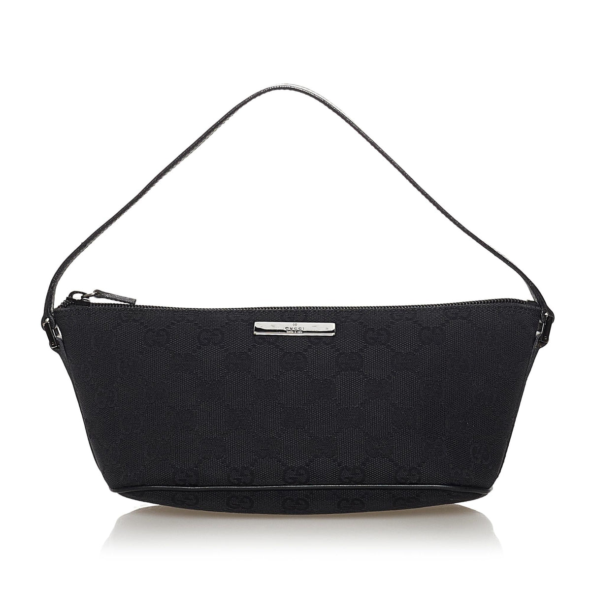 Gucci GG Canvas Boat Baguette (SHG-32776)