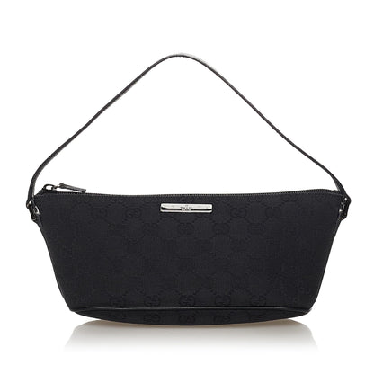 Gucci GG Canvas Boat Baguette (SHG-32776)
