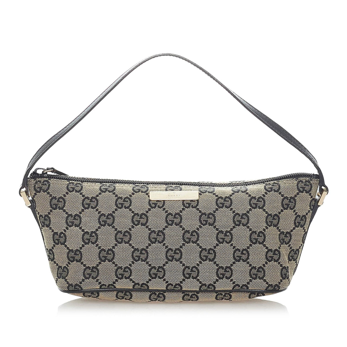 Gucci GG Canvas Boat Baguette (SHG-32903)