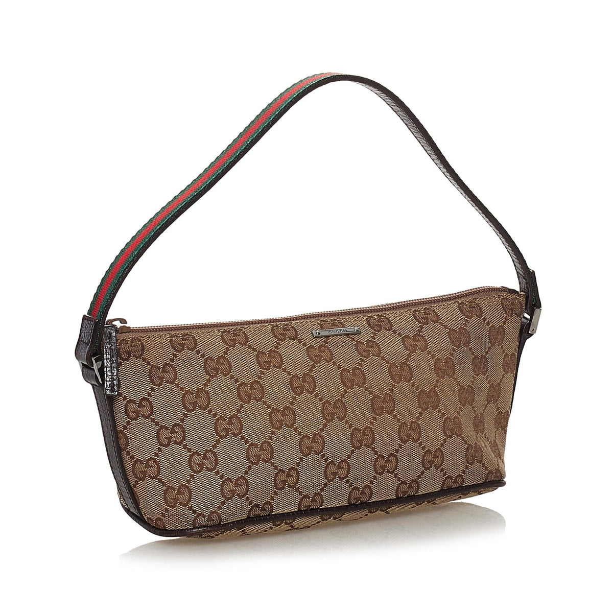 Gucci GG Canvas Boat Baguette (SHG-33224)