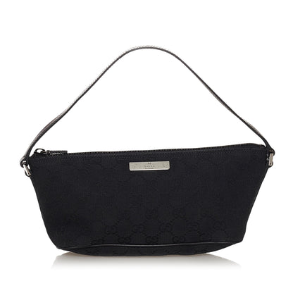 Gucci GG Canvas Boat Baguette (SHG-34676)