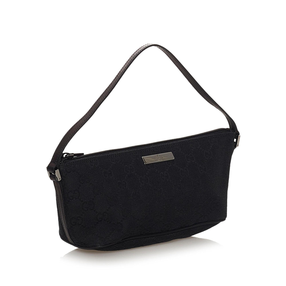 Gucci GG Canvas Boat Baguette (SHG-34676)