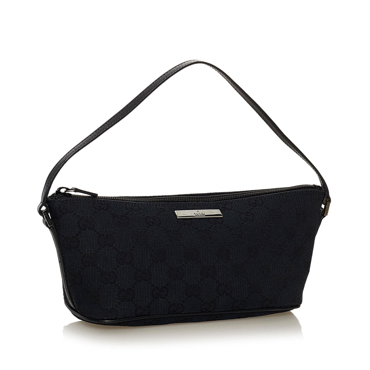 Gucci GG Canvas Boat Baguette (SHG-36162)
