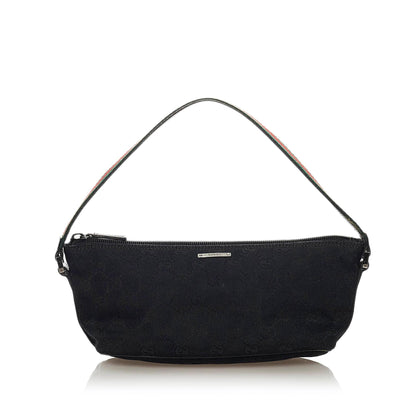 Gucci GG Canvas Boat Baguette (SHG-36569)