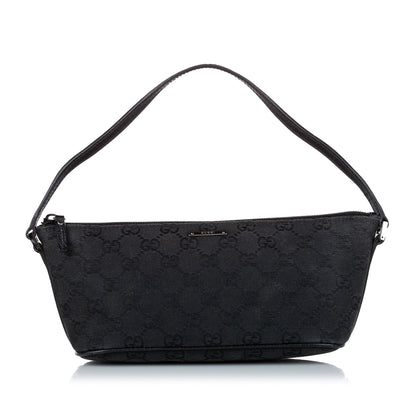 Gucci GG Canvas Boat Baguette (SHG-36571)