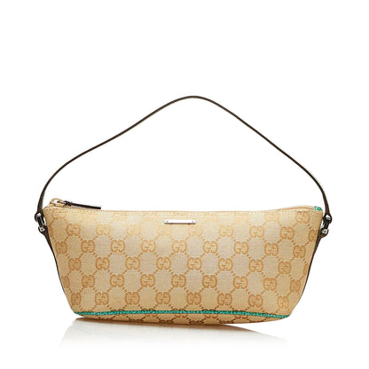 Gucci GG Canvas Boat Pochette (SHG-35382)