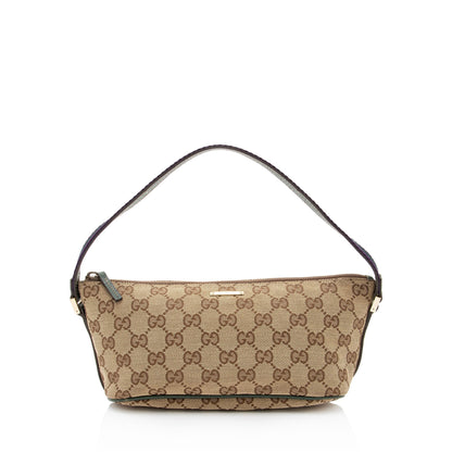 Gucci GG Canvas Classic Pochette (SHF-QPrDNd)