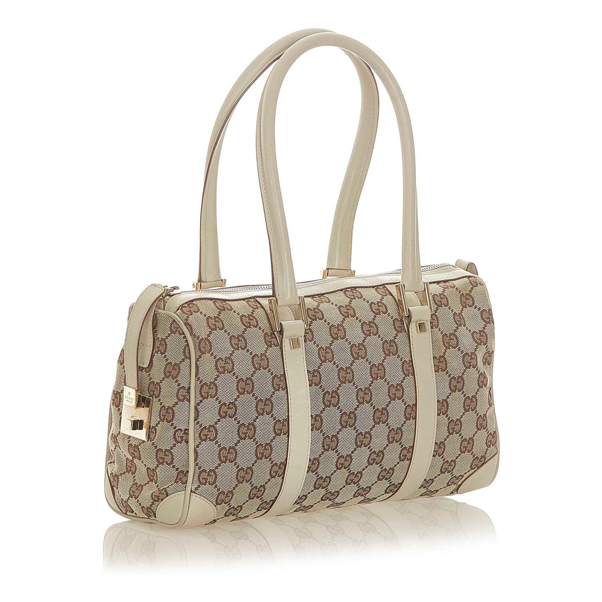 Gucci GG Canvas Boston Bag (SHG-20383)