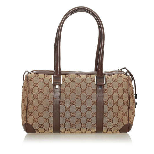 Gucci GG Canvas Boston Bag (SHG-28109)