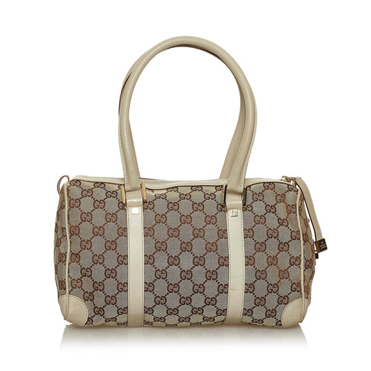 Gucci GG Canvas Boston Bag (SHG-28787)