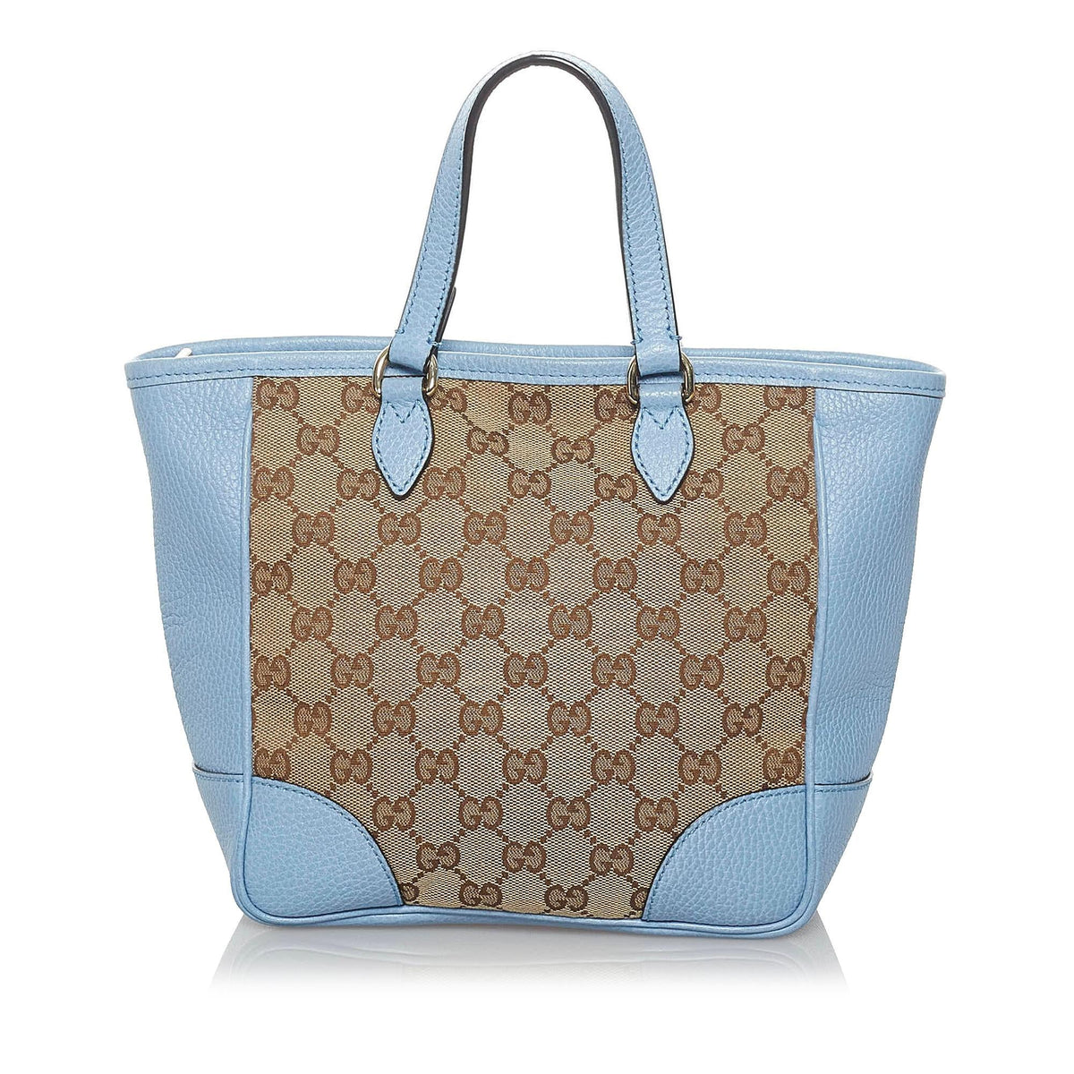 Gucci GG Canvas Bree Leather Satchel (SHG-34176)