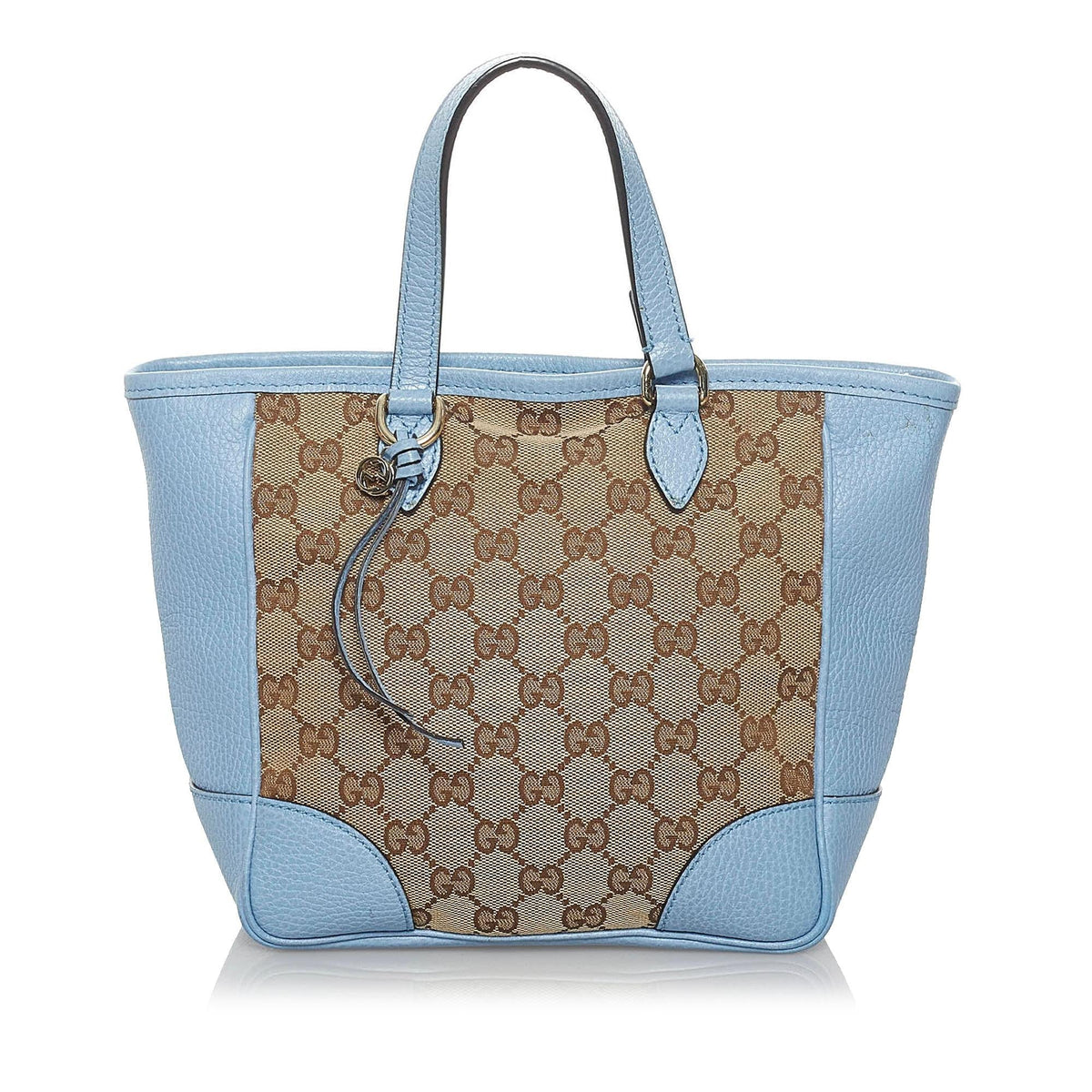 Gucci GG Canvas Bree Leather Satchel (SHG-34176)