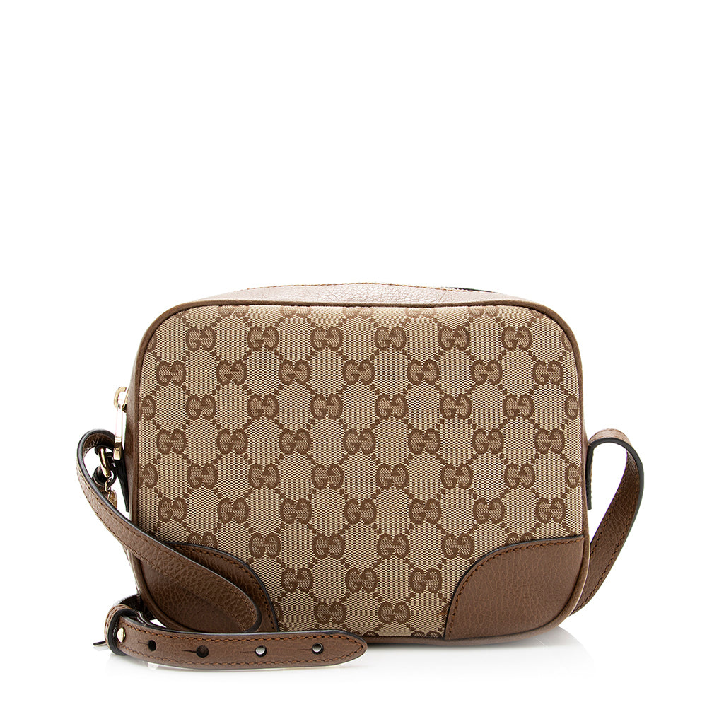 Gucci GG Canvas Bree Mini Messenger Bag (SHF-JmL6zI)