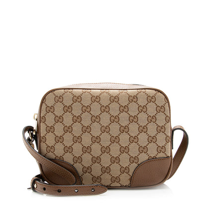Gucci GG Canvas Bree Mini Messenger Bag (SHF-JmL6zI)