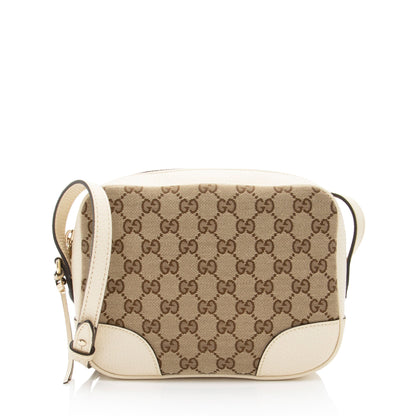 Gucci GG Canvas Bree Mini Messenger
