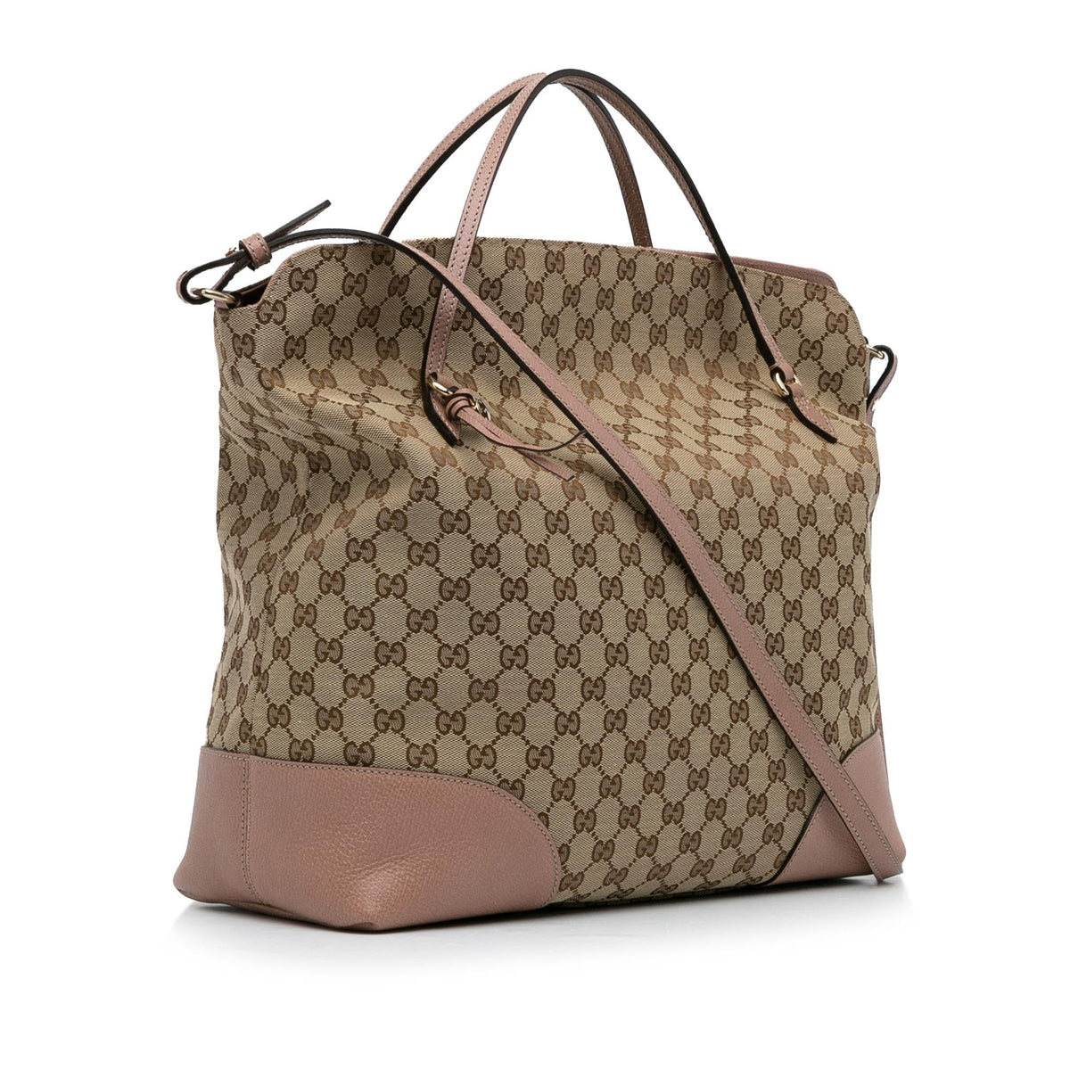 Gucci GG Canvas Bree Satchel (SHG-SbHeXb)