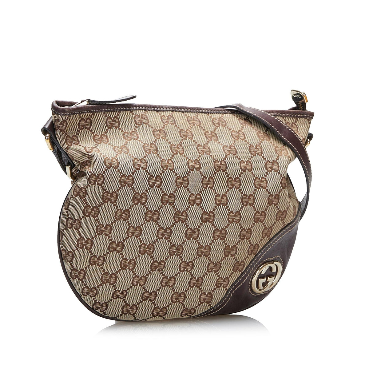 Gucci GG Canvas Britt Crossbody (SHG-gC3R2B)