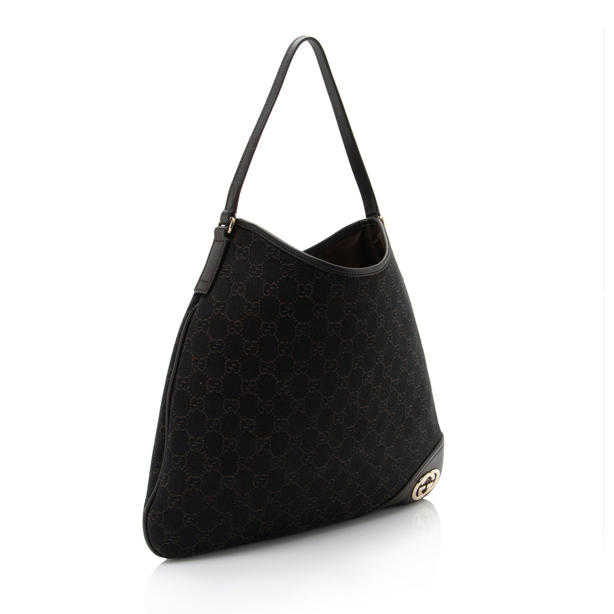 Gucci GG Canvas Britt Medium Hobo (SHF-nj2RBV)