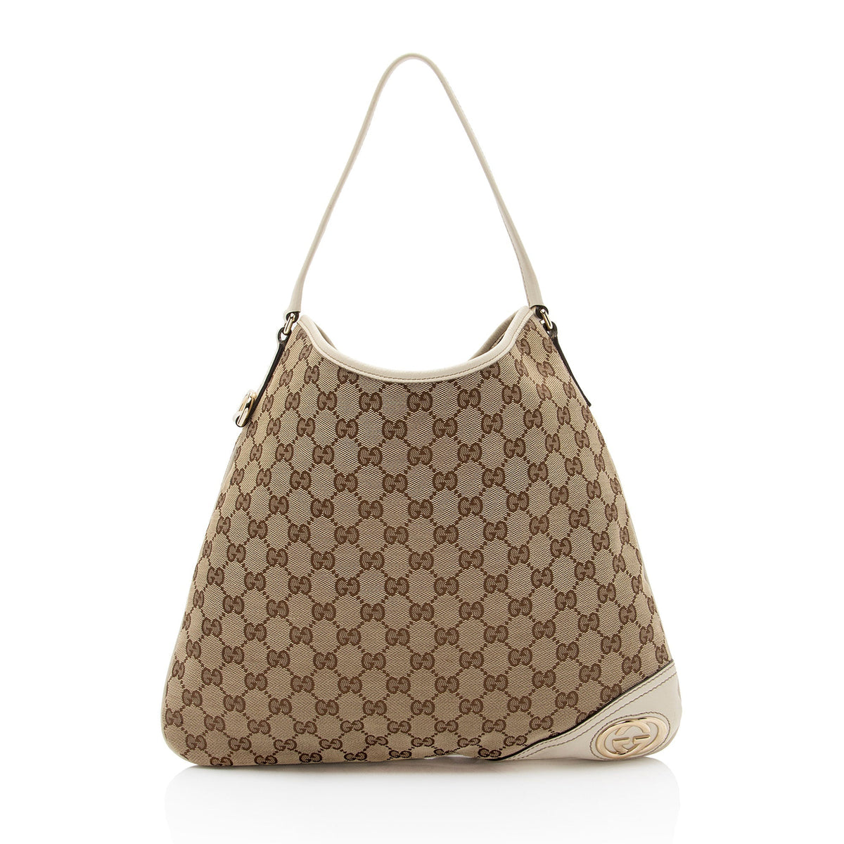 Gucci GG Canvas Britt Medium Hobo (SHF-puVAWm)