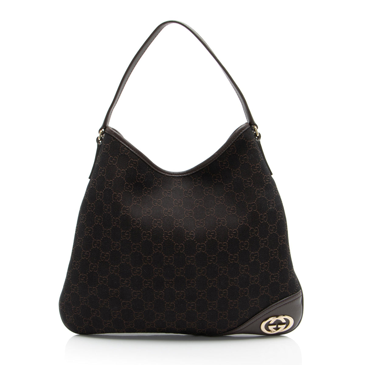 Gucci GG Canvas Britt Medium Hobo (SHF-9NPGMO)