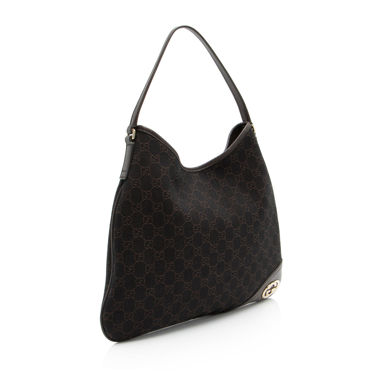 Gucci GG Canvas Britt Medium Hobo (SHF-9NPGMO)