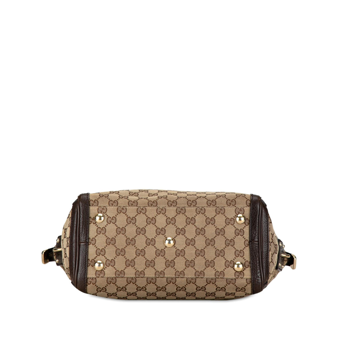 Gucci GG Canvas Charm Satchel (SHG-M7VWtv)