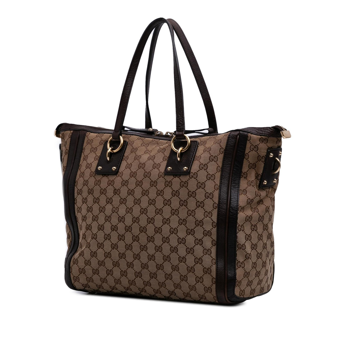 Gucci GG Canvas Charm Satchel