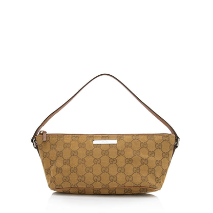 Gucci GG Canvas Classic Pochette (SHF-3v5l8V)
