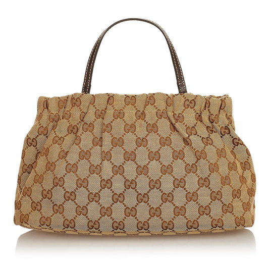 Gucci GG Canvas Crest Handbag (SHG-25768)