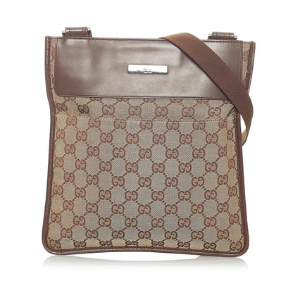 Gucci GG Canvas Crossbody Bag (SHG-32827)
