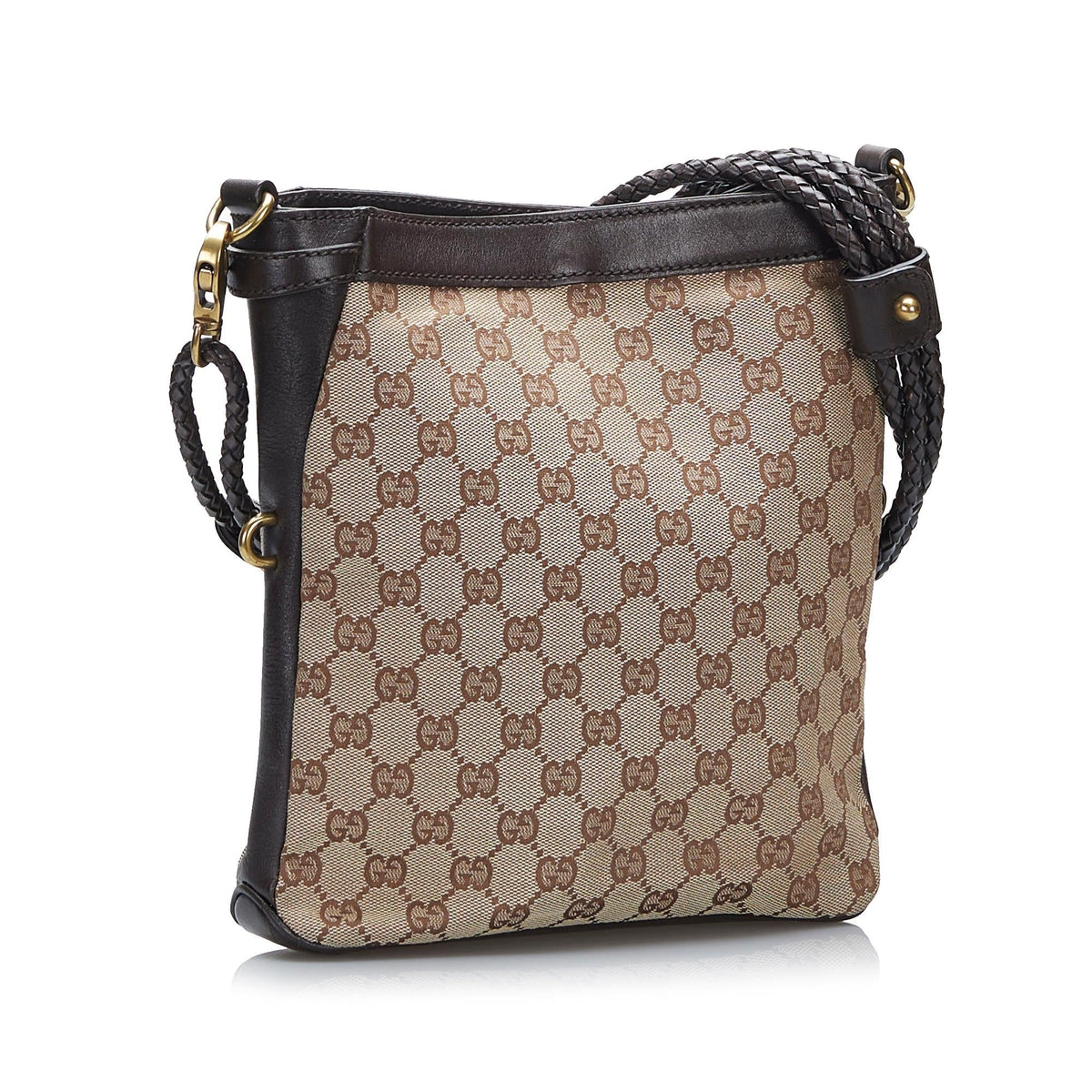 Gucci GG Canvas Crossbody Bag (SHG-opFXVL)