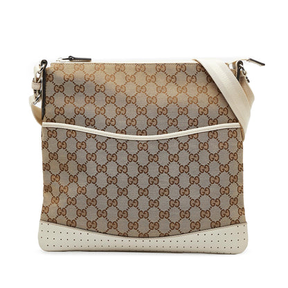 Gucci GG Canvas Crossbody Bag (SHG-keKDFG)