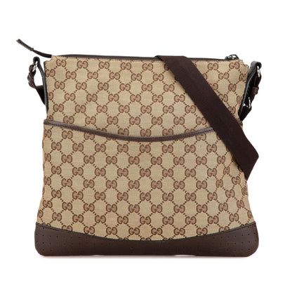 Gucci GG Canvas Crossbody Bag (SHG-GgCbyl)