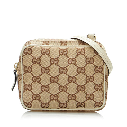 Gucci GG Canvas Crossbody (SHG-RefS1k)